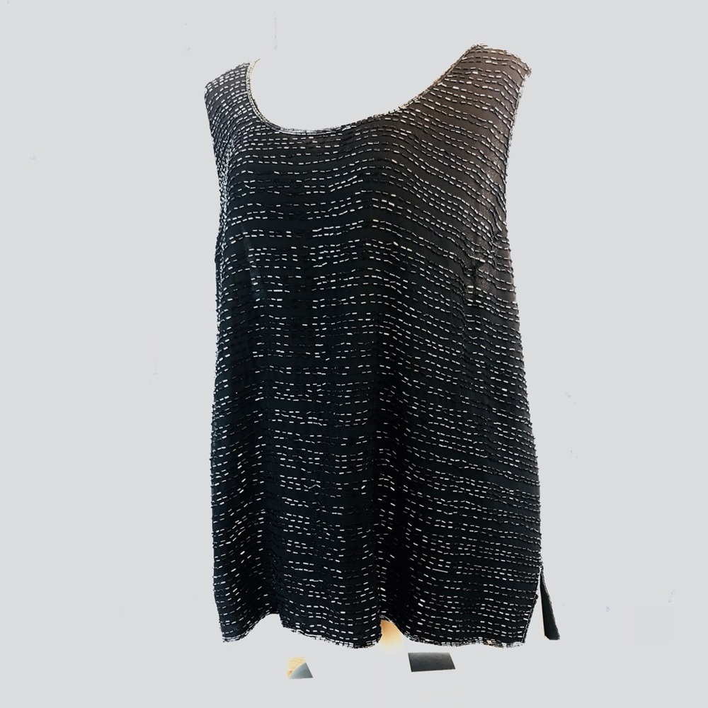 J- KARA New York Vintage Formal Beaded Top & Jacket Sz 3X Evening Wear Cocktail - Picture 4 of 9